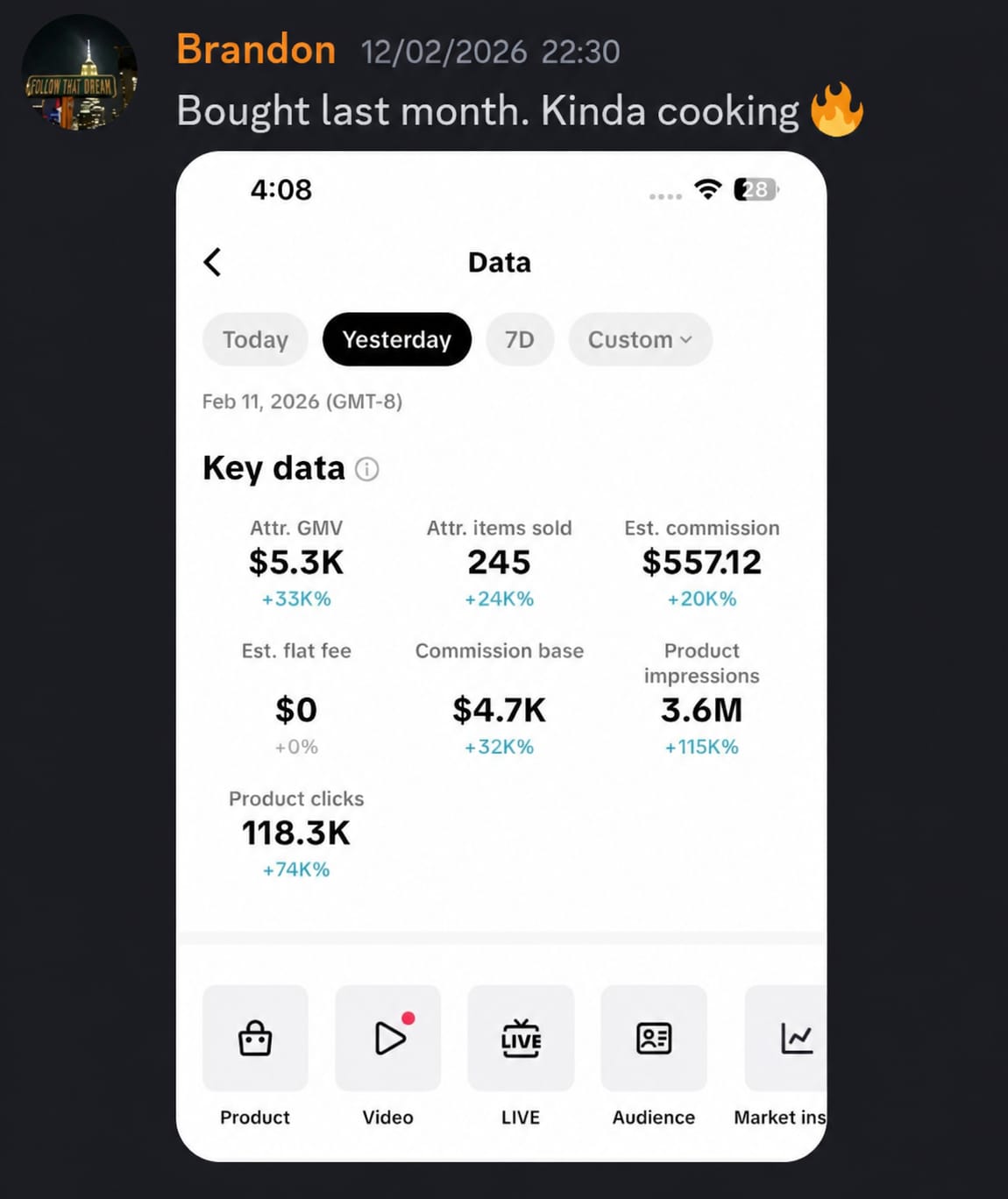 Discord testimonial