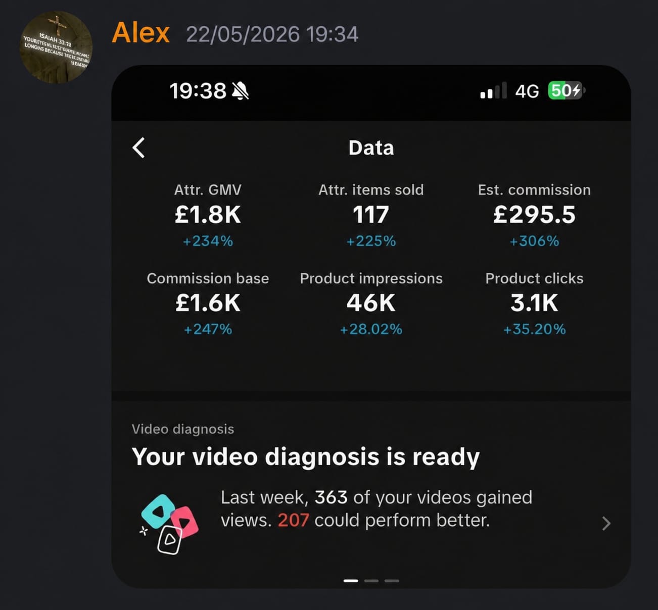 Discord testimonial