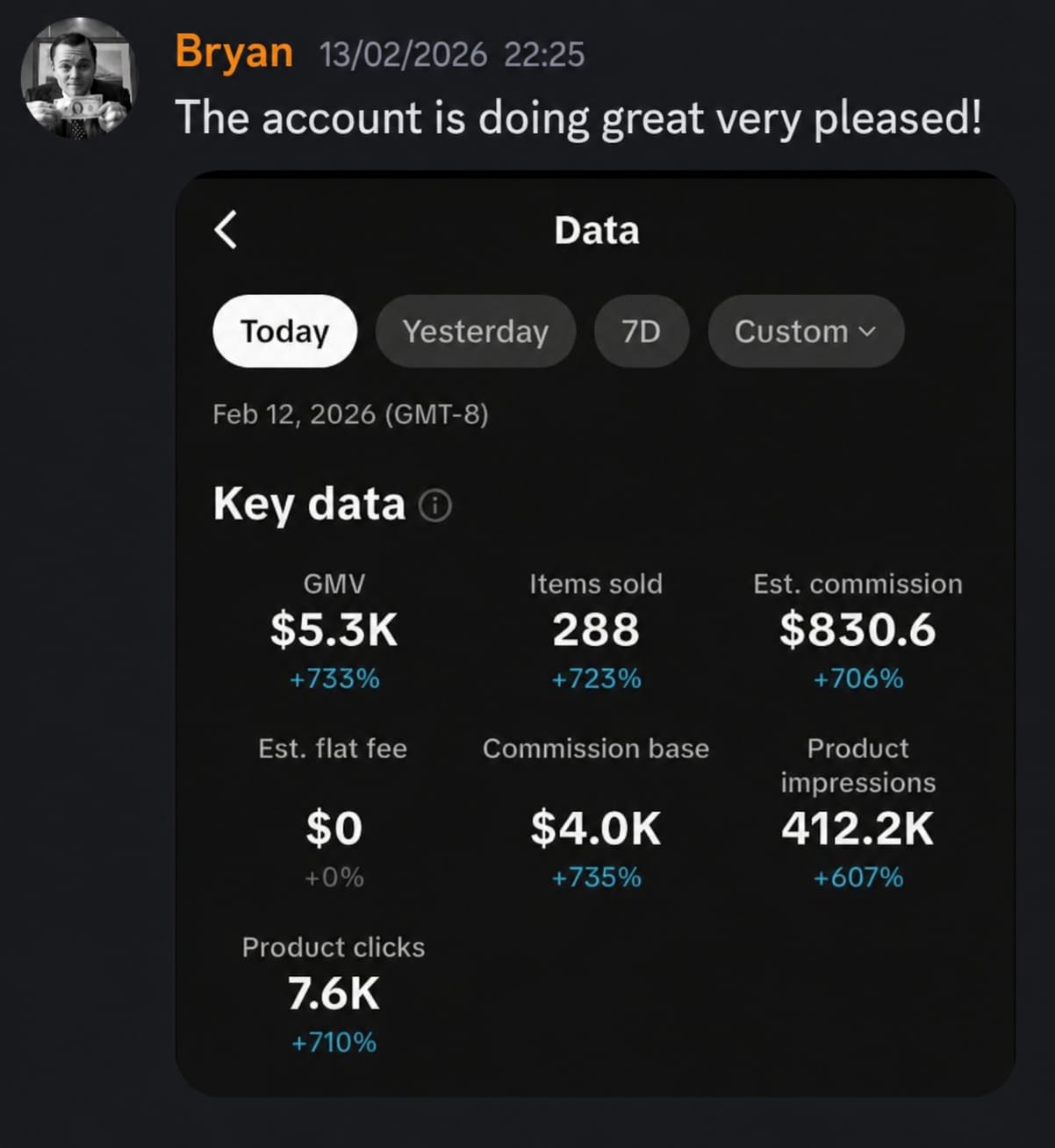 Discord testimonial